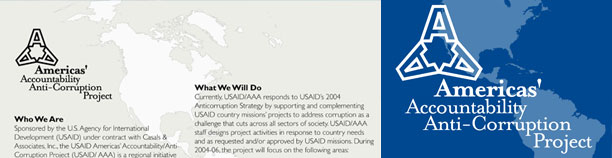 Americas’ Accountability Anti-Corruption Project brochure